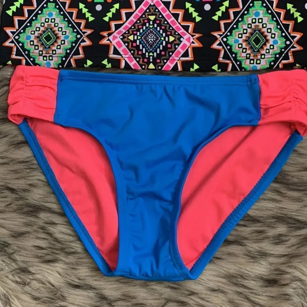 Justice Girl’s Swimsuit Swimwear Tankini Two-piece 10
